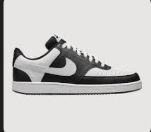 Stylish Nike Lace-up Shoes Black & White 🕶