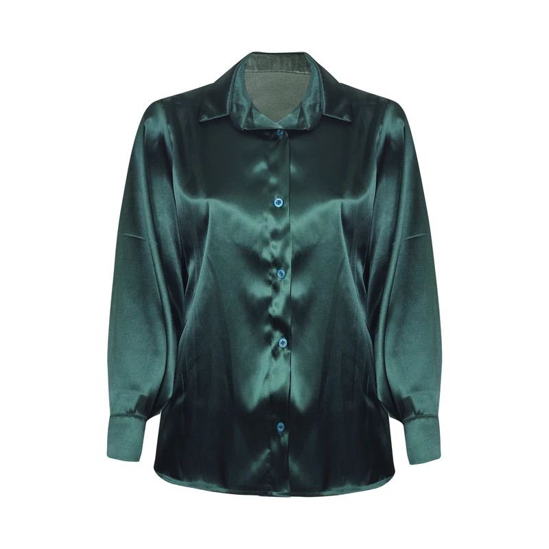 Professional Luxury Green Dress Shirt