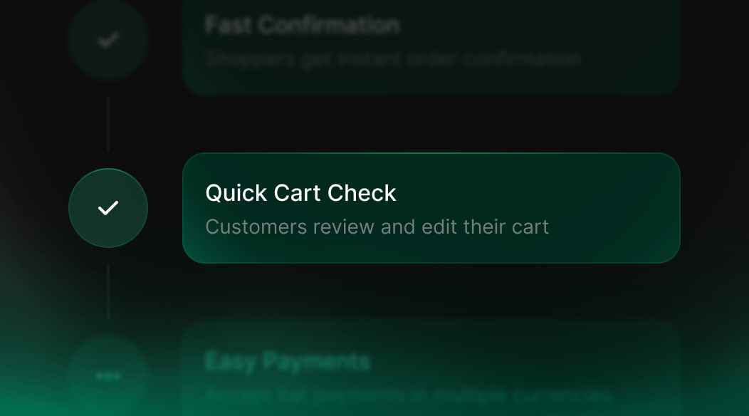 Streamlined Checkout