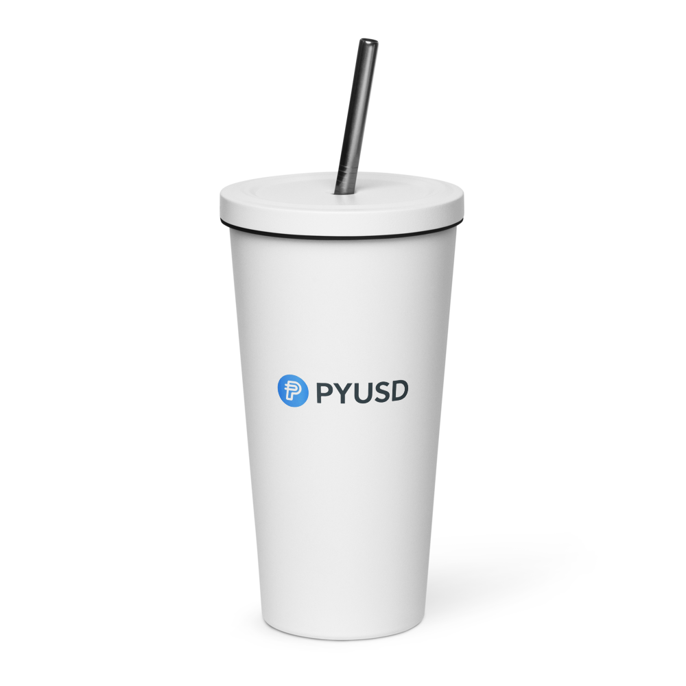 Insulated Tumbler with a Straw