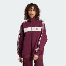 Adidas Maroon Stripe Jacket