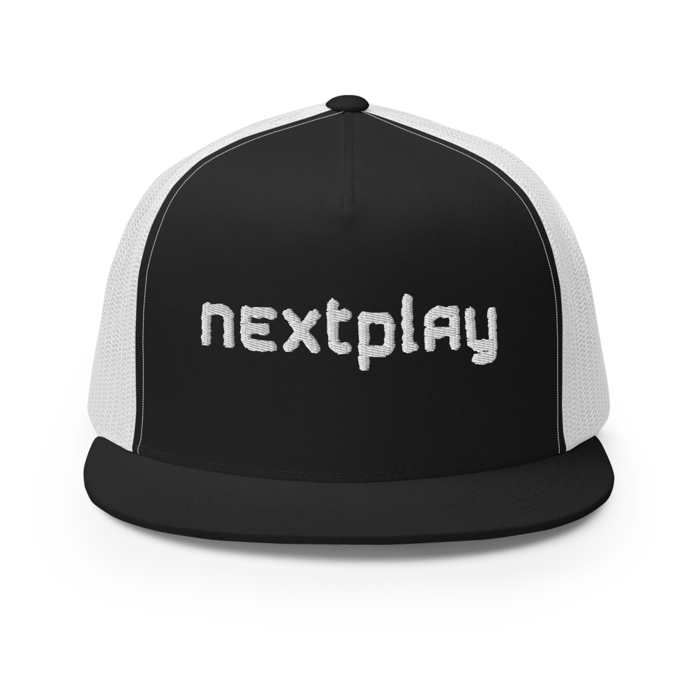 Next Play Black White Hat