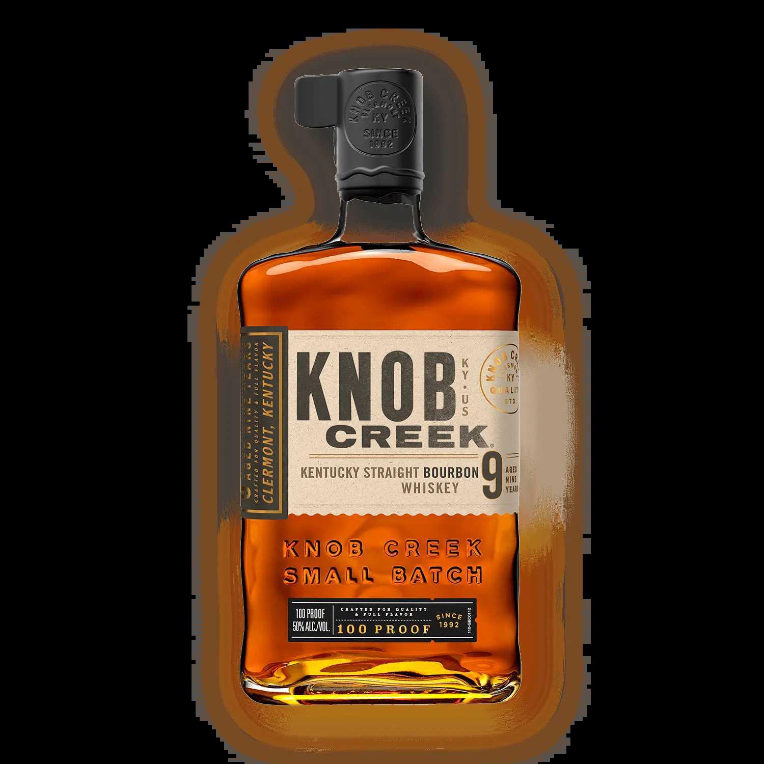 Knob Creek Brown Tree Label Whiskey