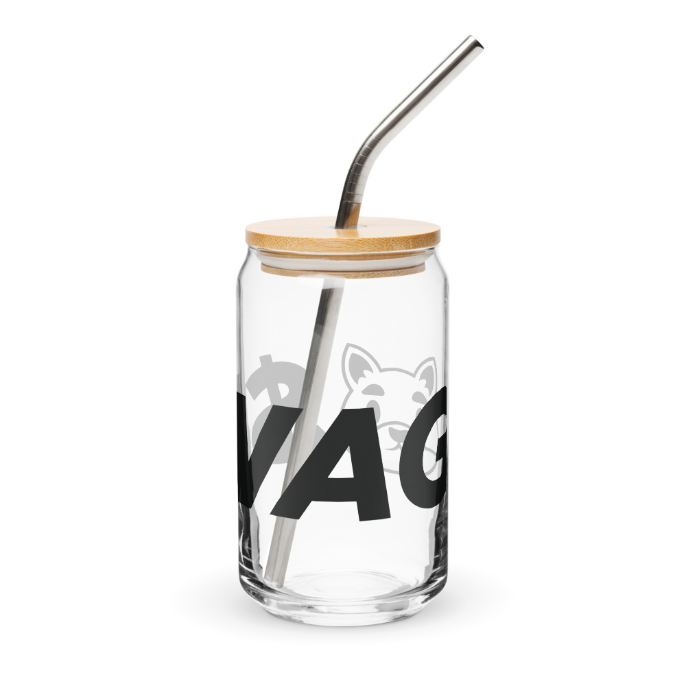 $WAG Can-Shaped Glass (16 oz)