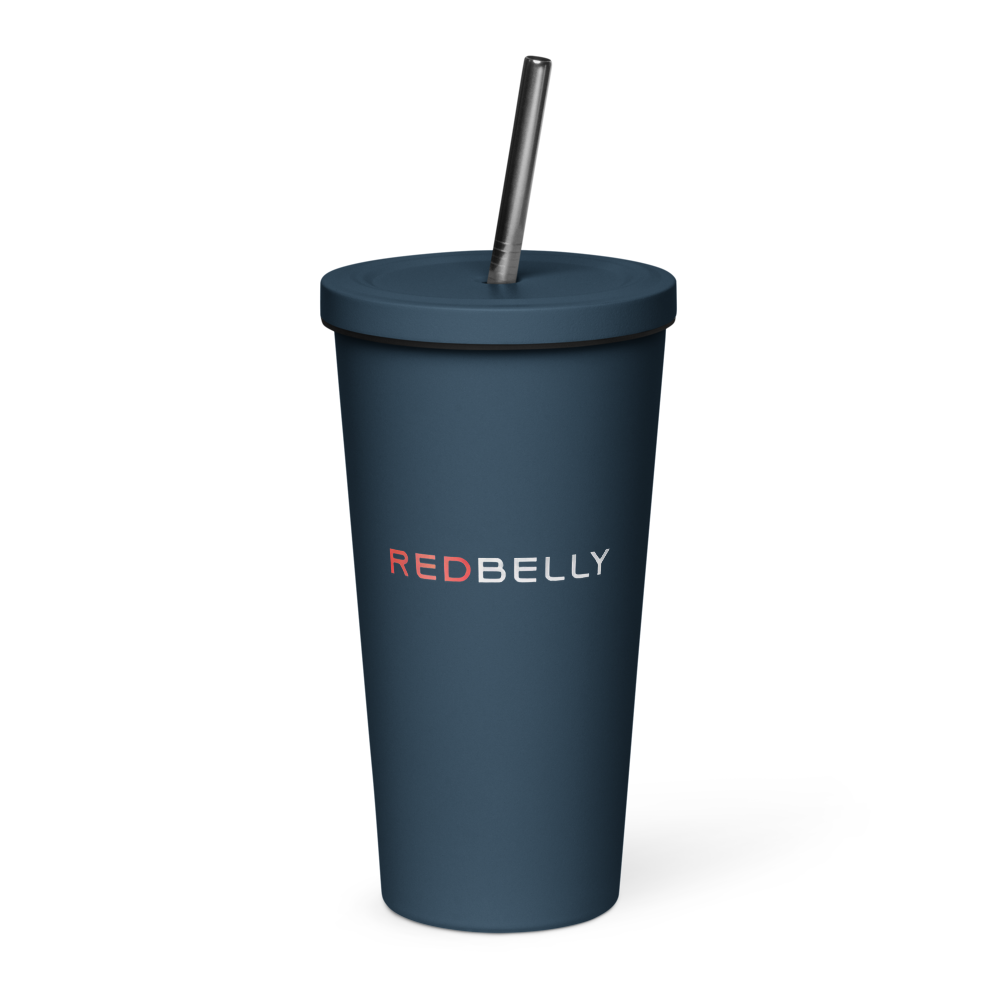 Insulated Tumbler with a Straw