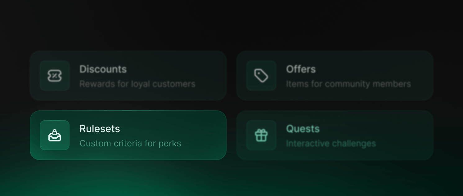 Offer Perks, Discounts and Token-Gated Items