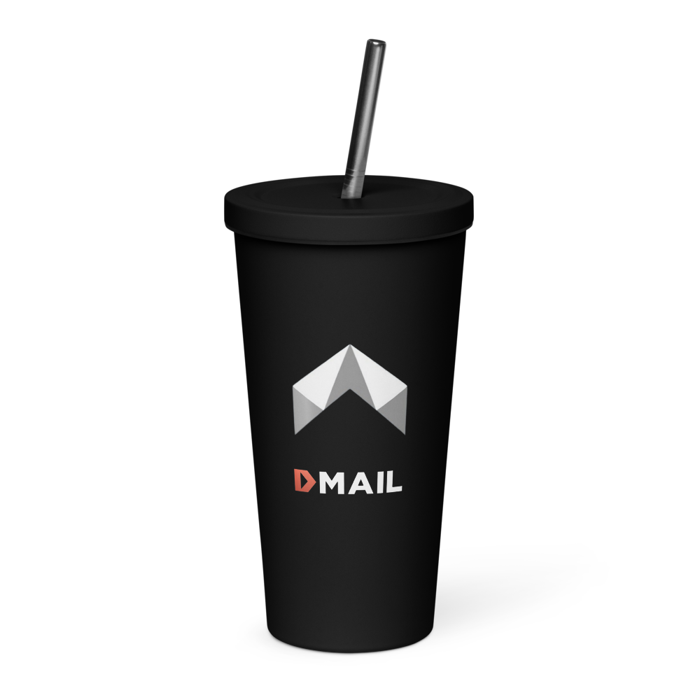Insulated Tumbler with a Straw