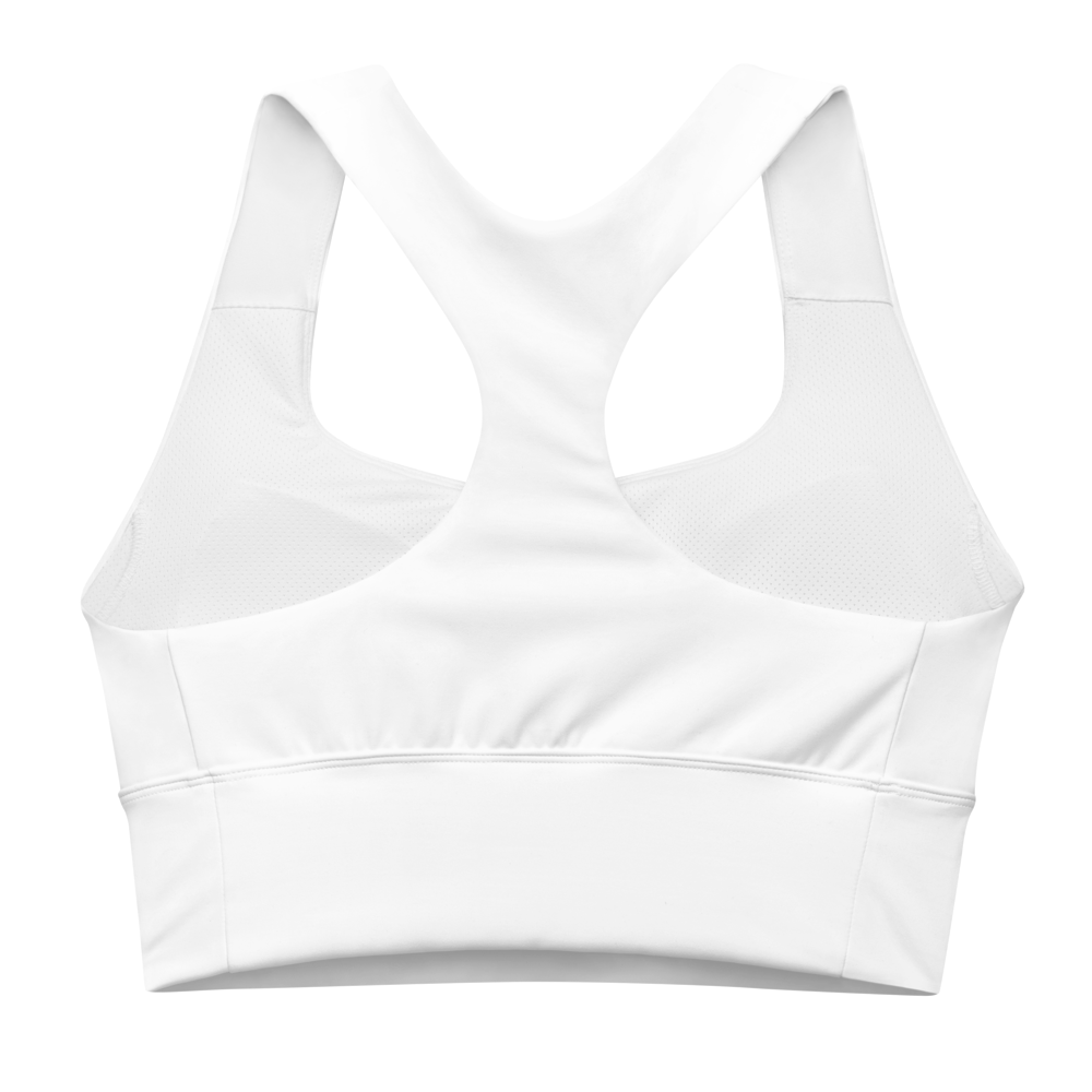 All-Over Print Recycled Longline Sports Bra — view 2