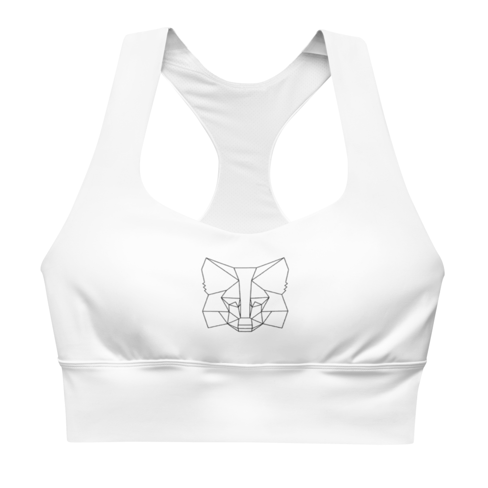 All-Over Print Recycled Longline Sports Bra