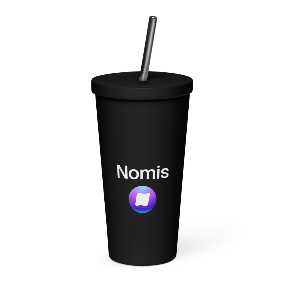 Insulated Tumbler with a Straw