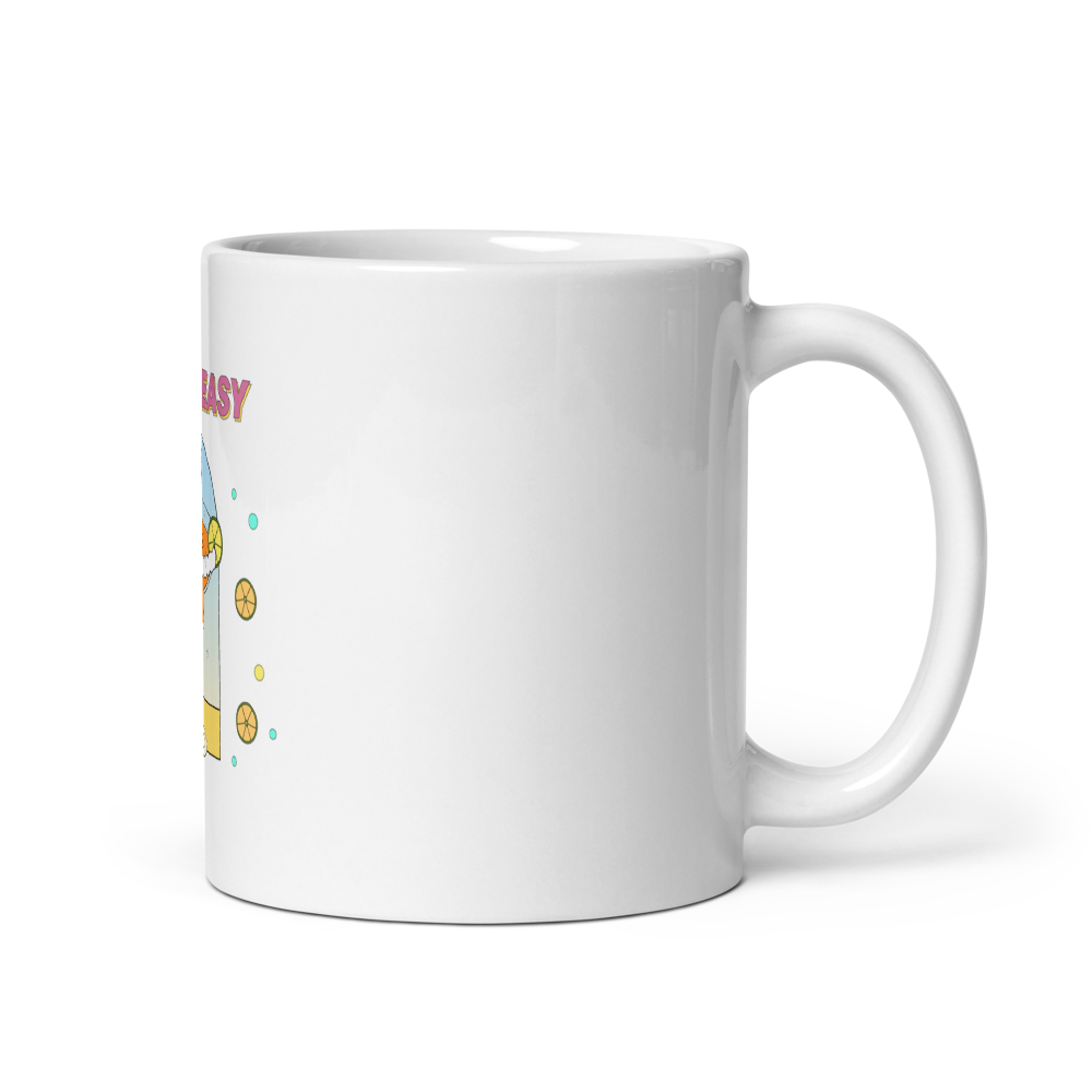 EASY White Glossy Mug