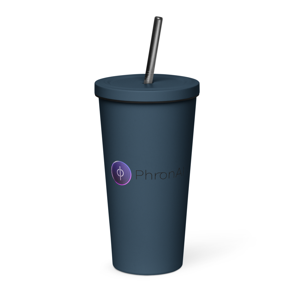Insulated Tumbler with a Straw