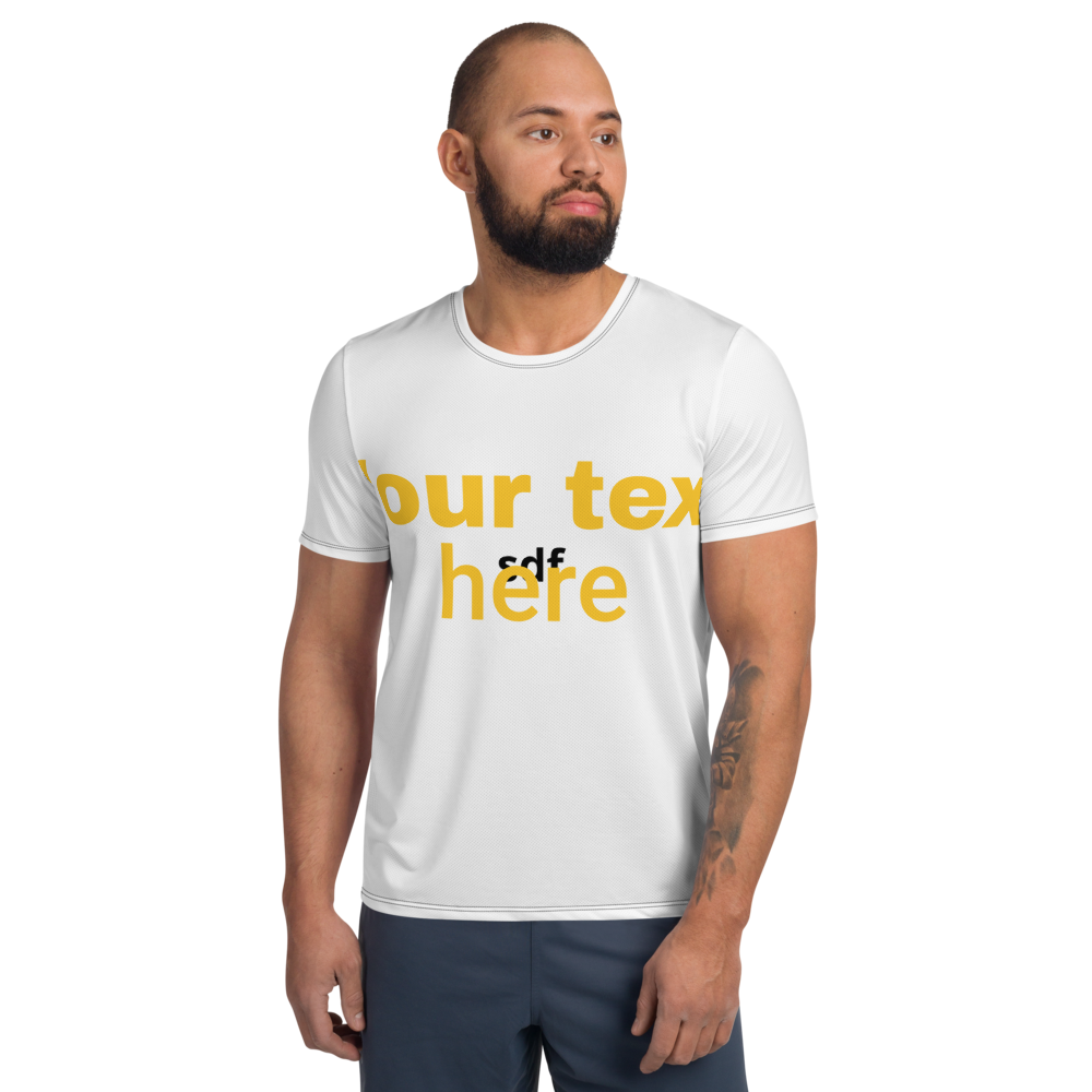 All-Over Print Men's Athletic T-Shirt