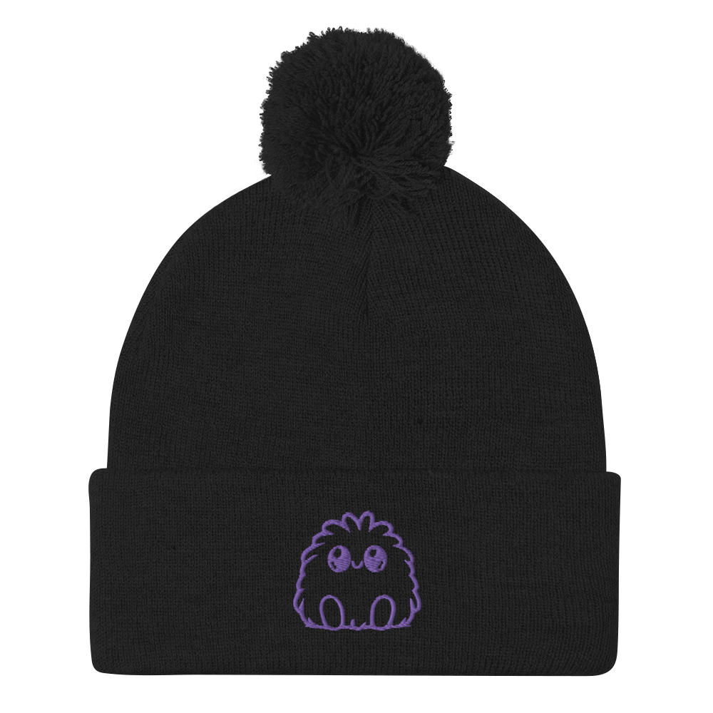 Fuzzy Nugz OG Pom-Pom | Knit Cap by Fuzzy Nugz & Frens