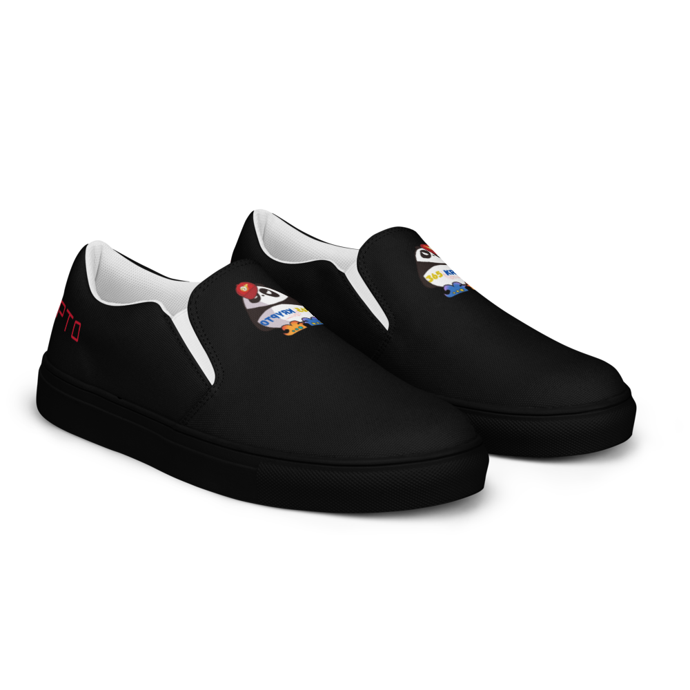 365Krypto Men's Slip-On Canvas Shoes — view 3