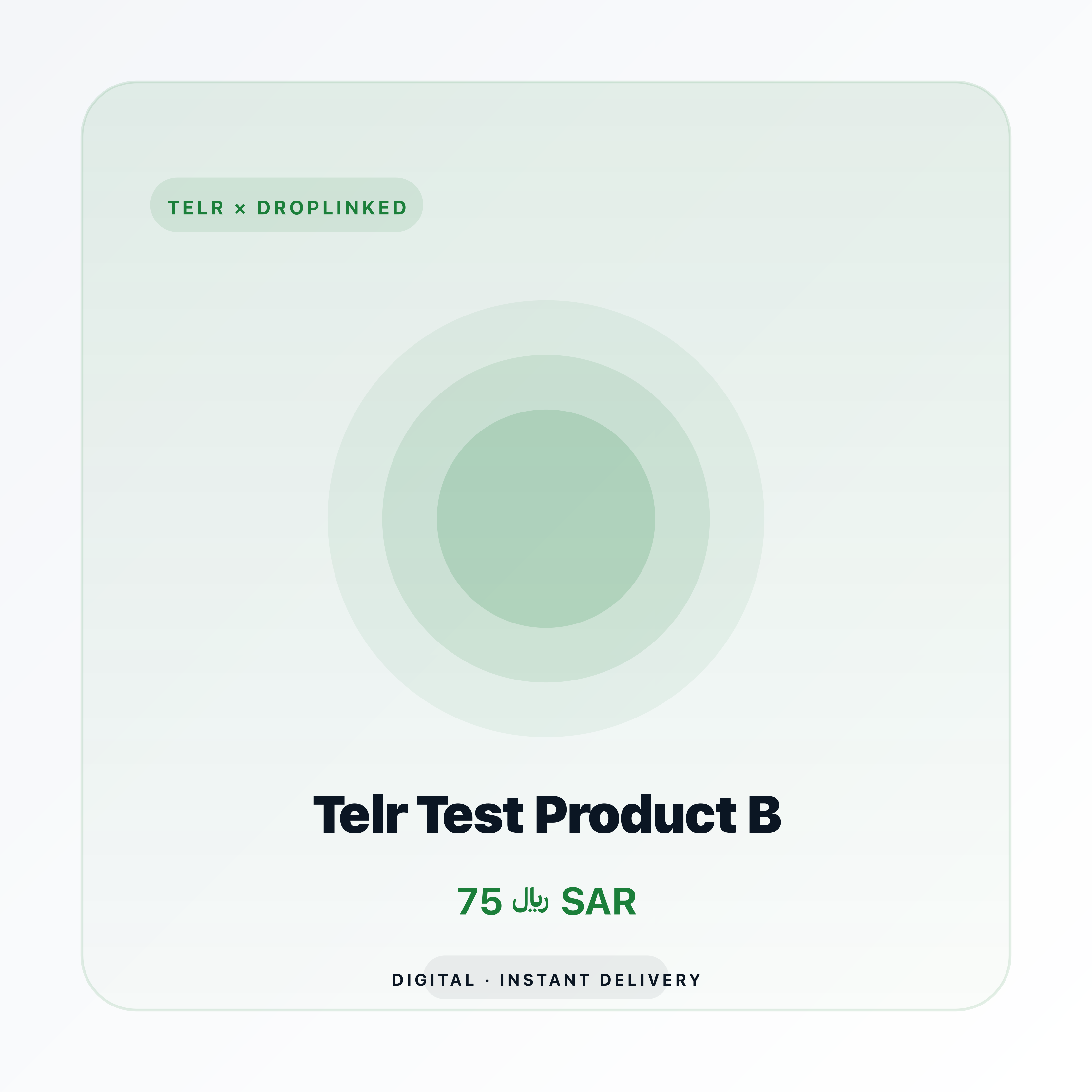 Telr Test Product B (د.إ75)